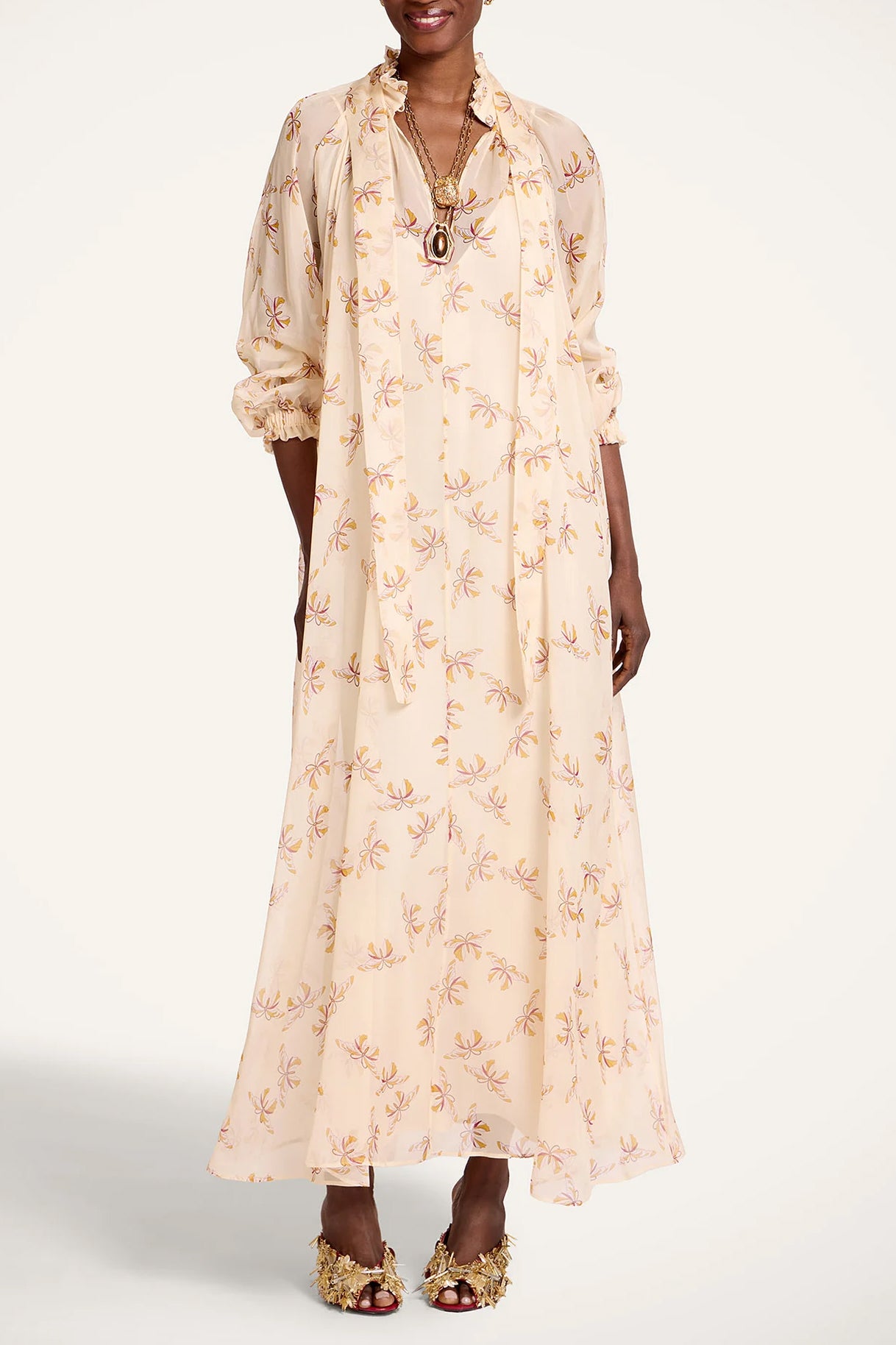 Kleid Cerere Farfalla in ButtercreamLa Double J - Anita Hass