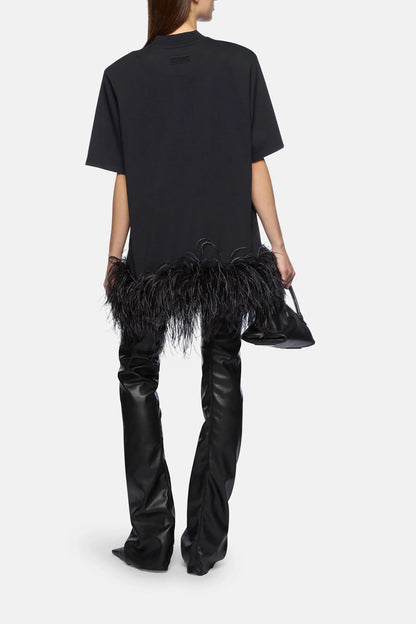 Kleid Feather in SchwarzThe Attico - Anita Hass