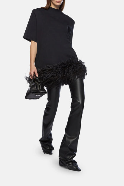 Kleid Feather in SchwarzThe Attico - Anita Hass