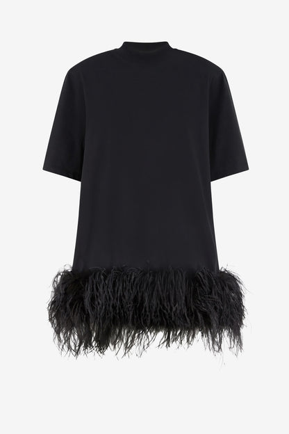 Kleid Feather in SchwarzThe Attico - Anita Hass