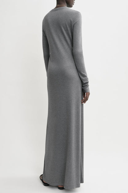 Kleid Longsleeve in Grey MelangeToteme - Anita Hass