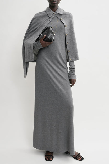 Kleid Longsleeve in Grey MelangeToteme - Anita Hass