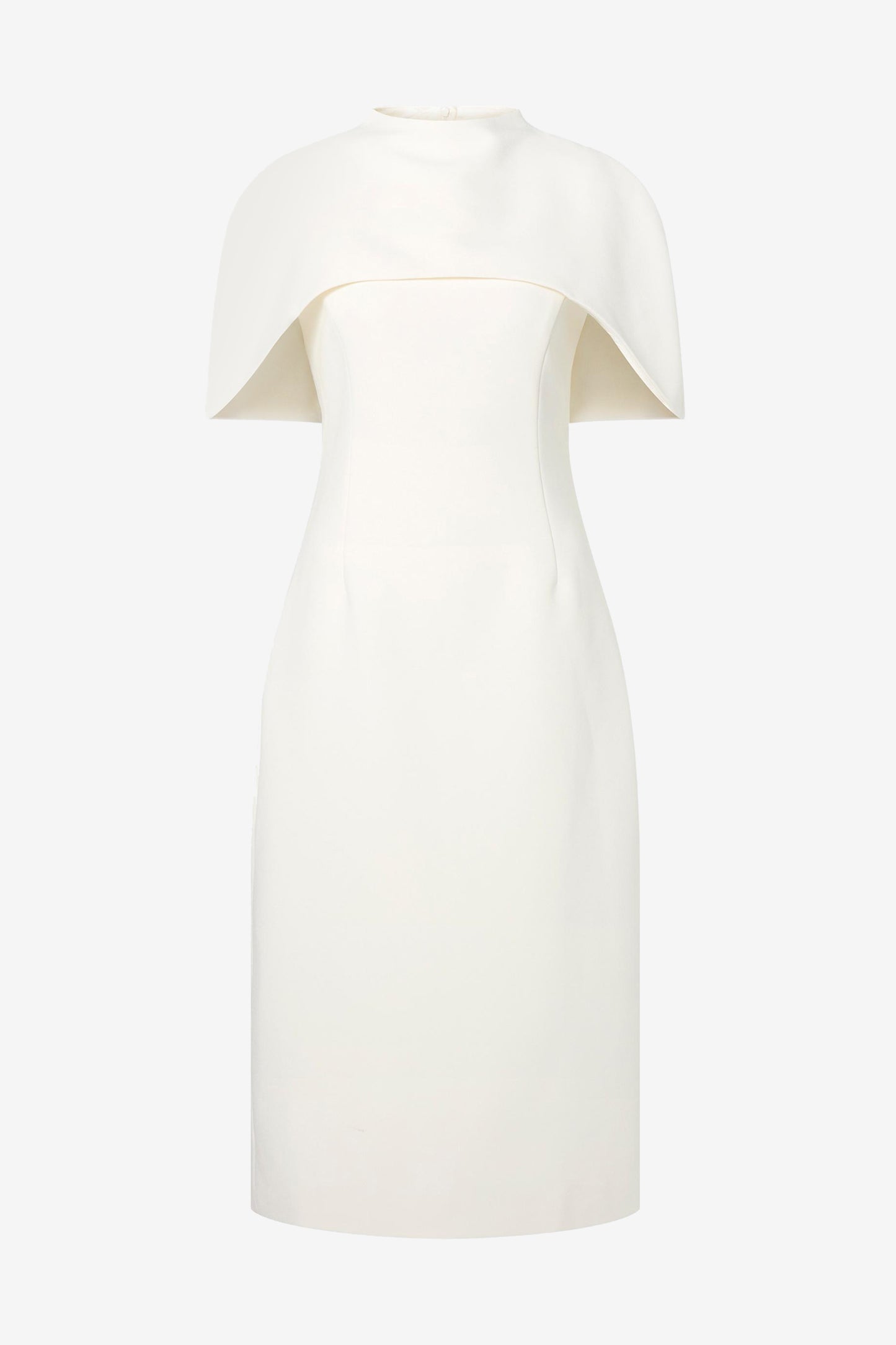 Milena Cape jurk in crème