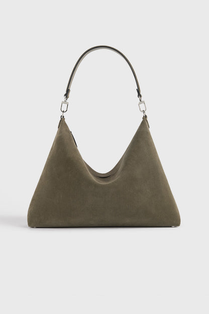 Kordtasche Bevel in Dark Taupe SuedeToteme - Anita Hass