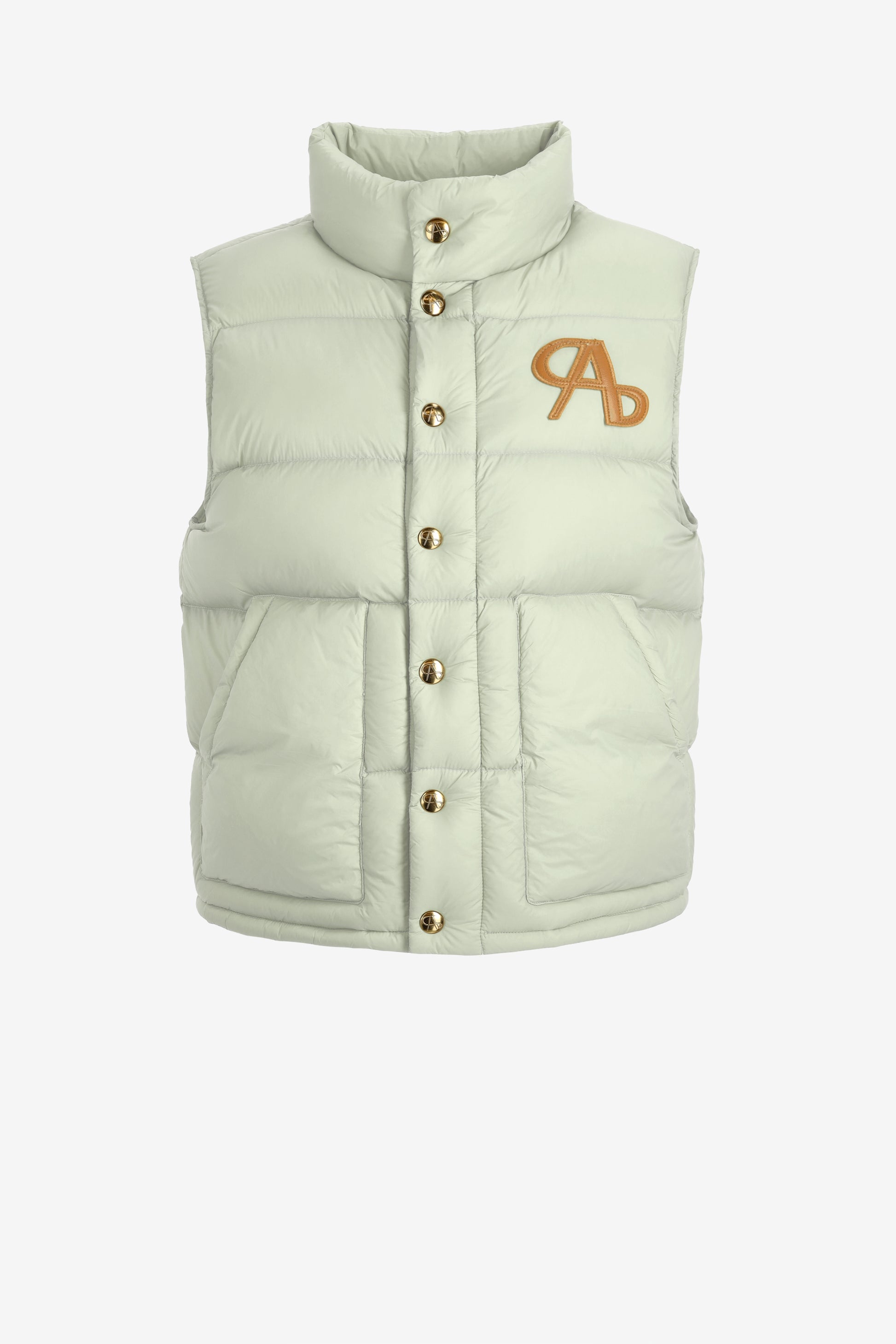 Down Vest Saint Honore in Mint –1