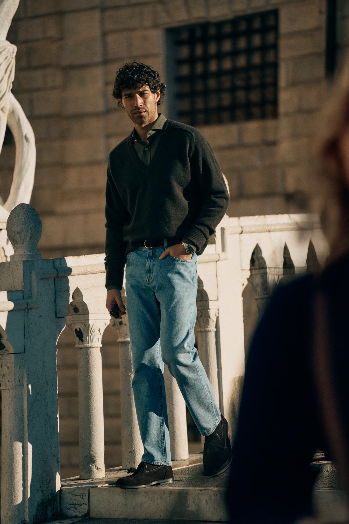 Sweater Joey in Olive