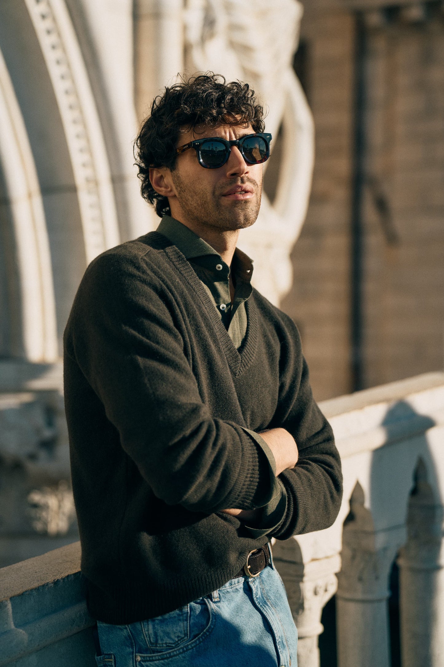 Sweater Joey in Olive