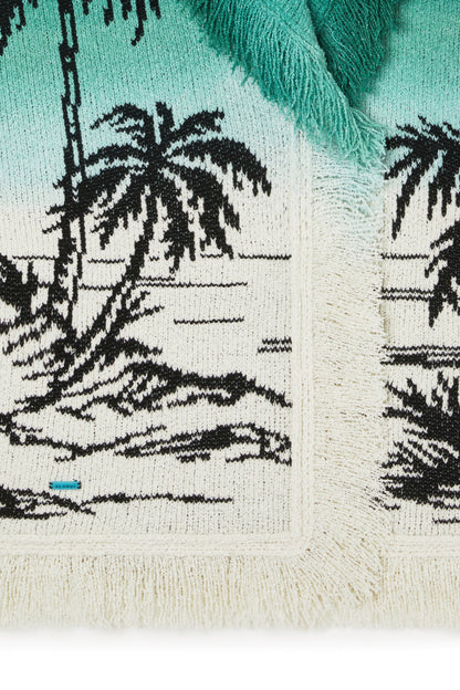 Cardigan Wave Bloom in Nature/GreenAlanui - Anita Hass