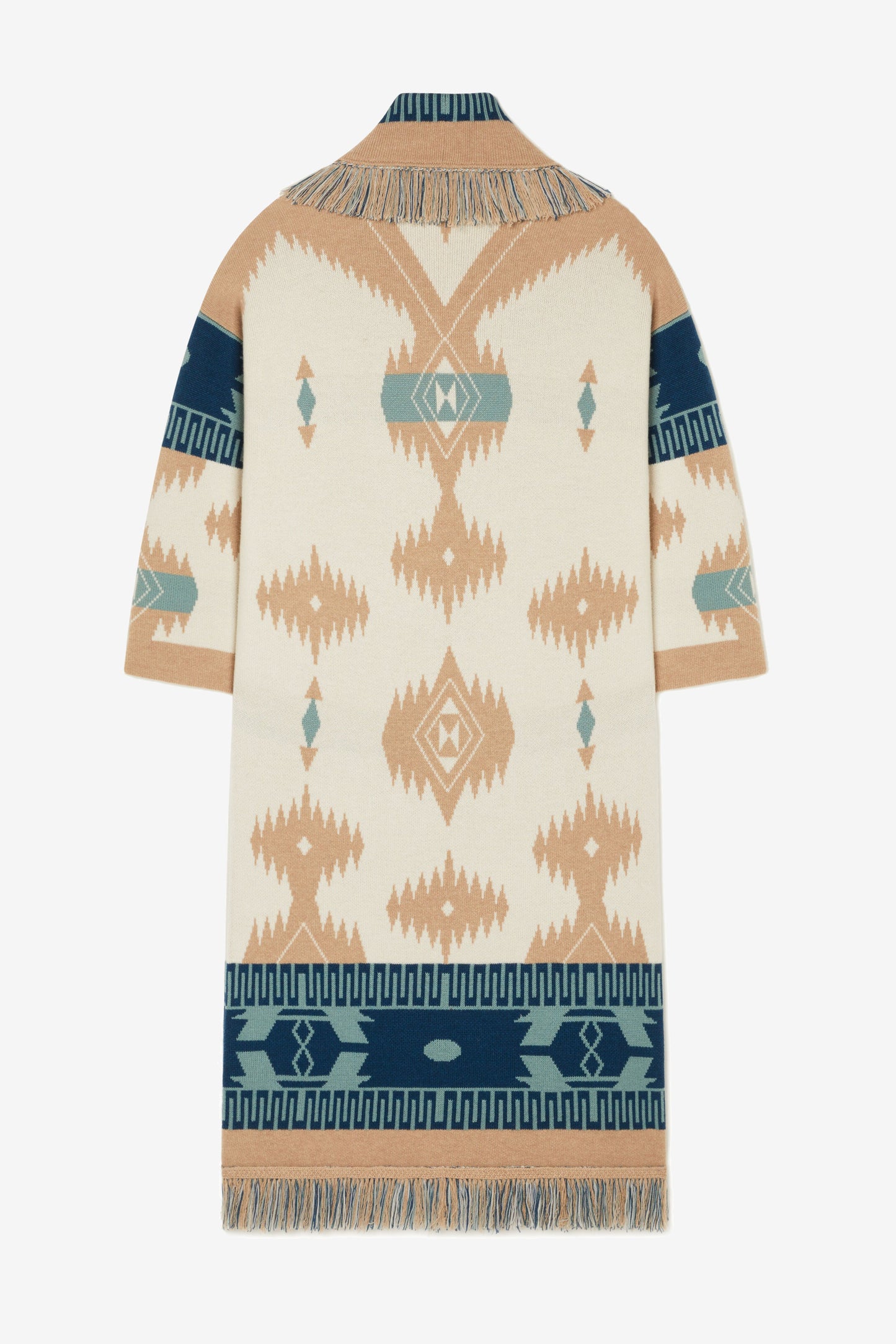 Strickmantel Icon Jacquard in SandAlanui - Anita Hass