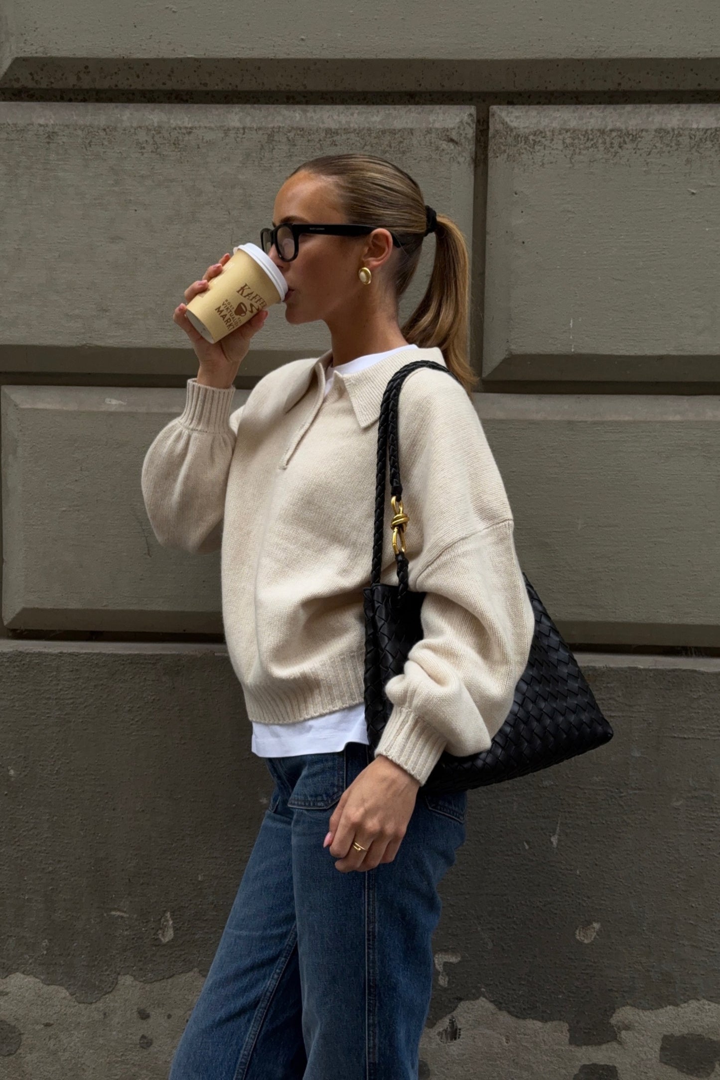 Strickpolo Nia in EcruLadneri - Anita Hass