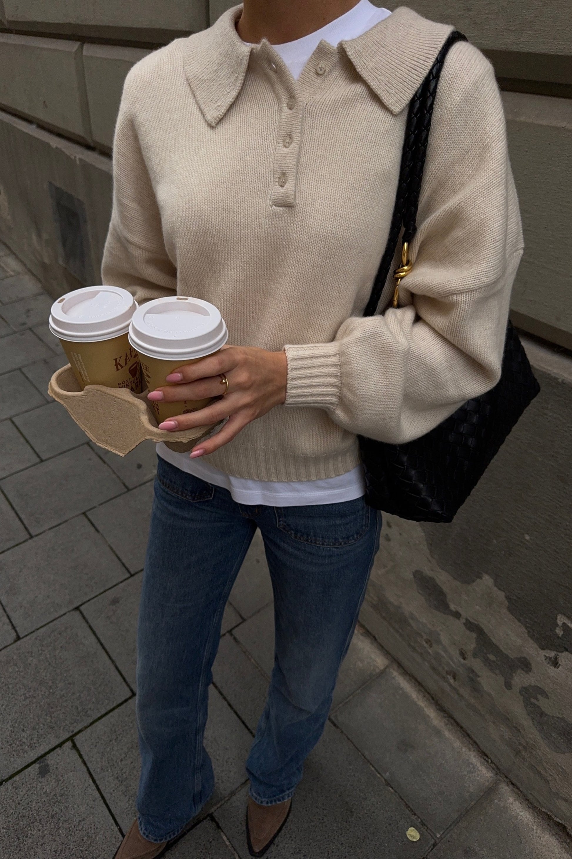 Strickpolo Nia in EcruLadneri - Anita Hass