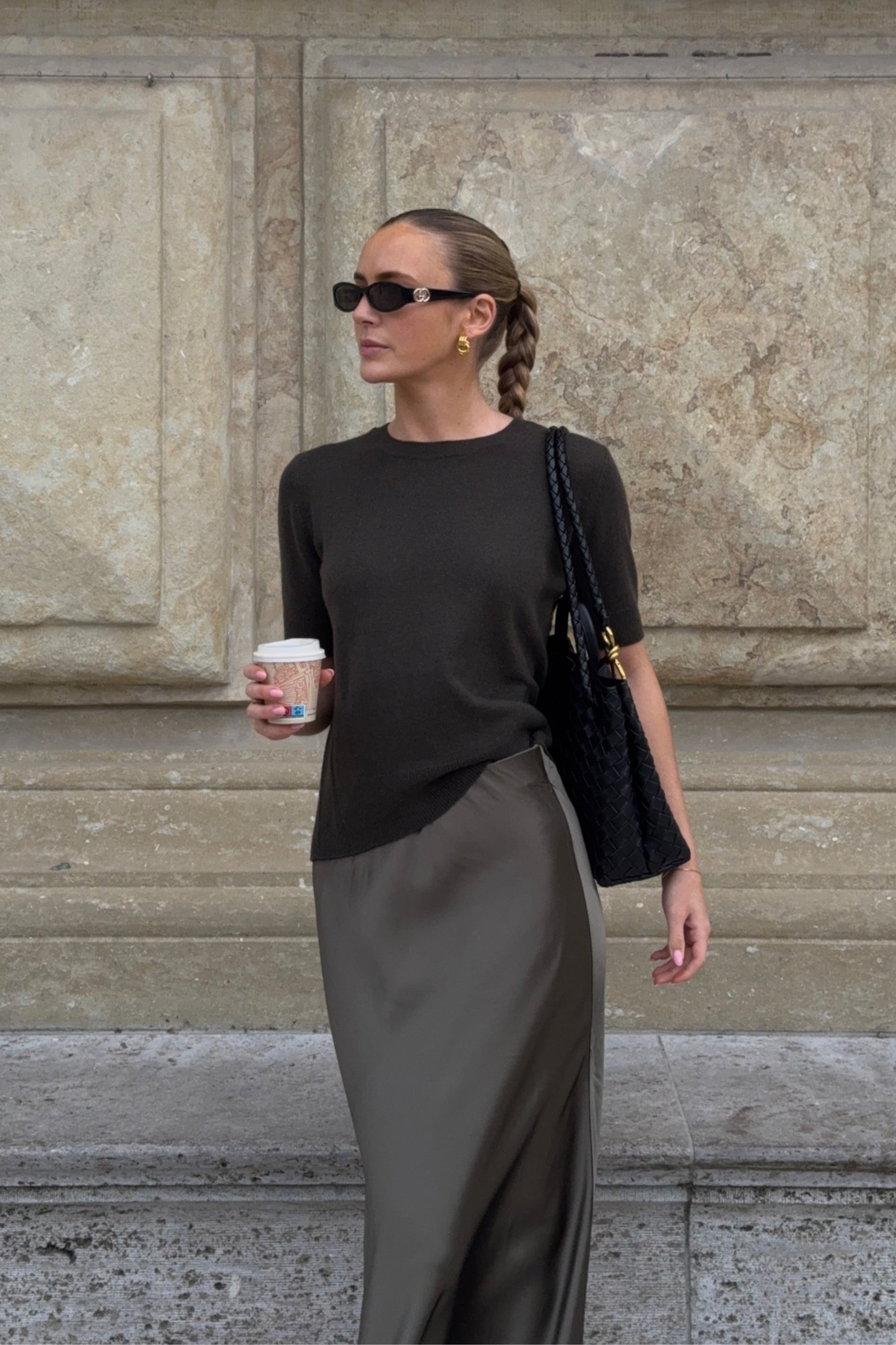 Strickshirt 90 in Sumac GreenLadneri - Anita Hass