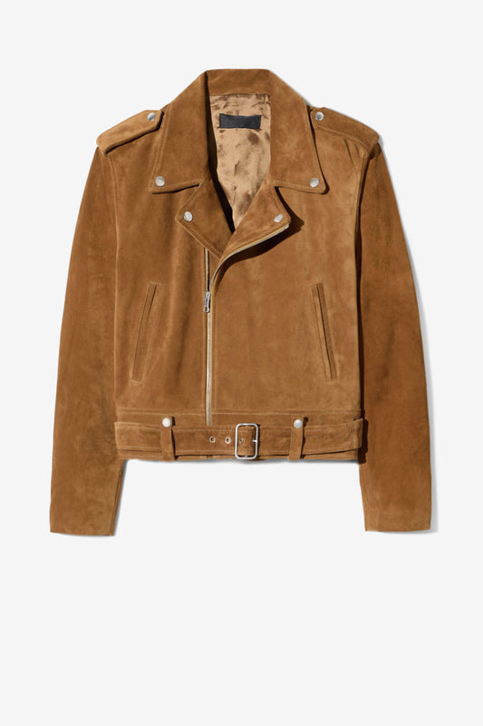 Evel leather jacket in Martora