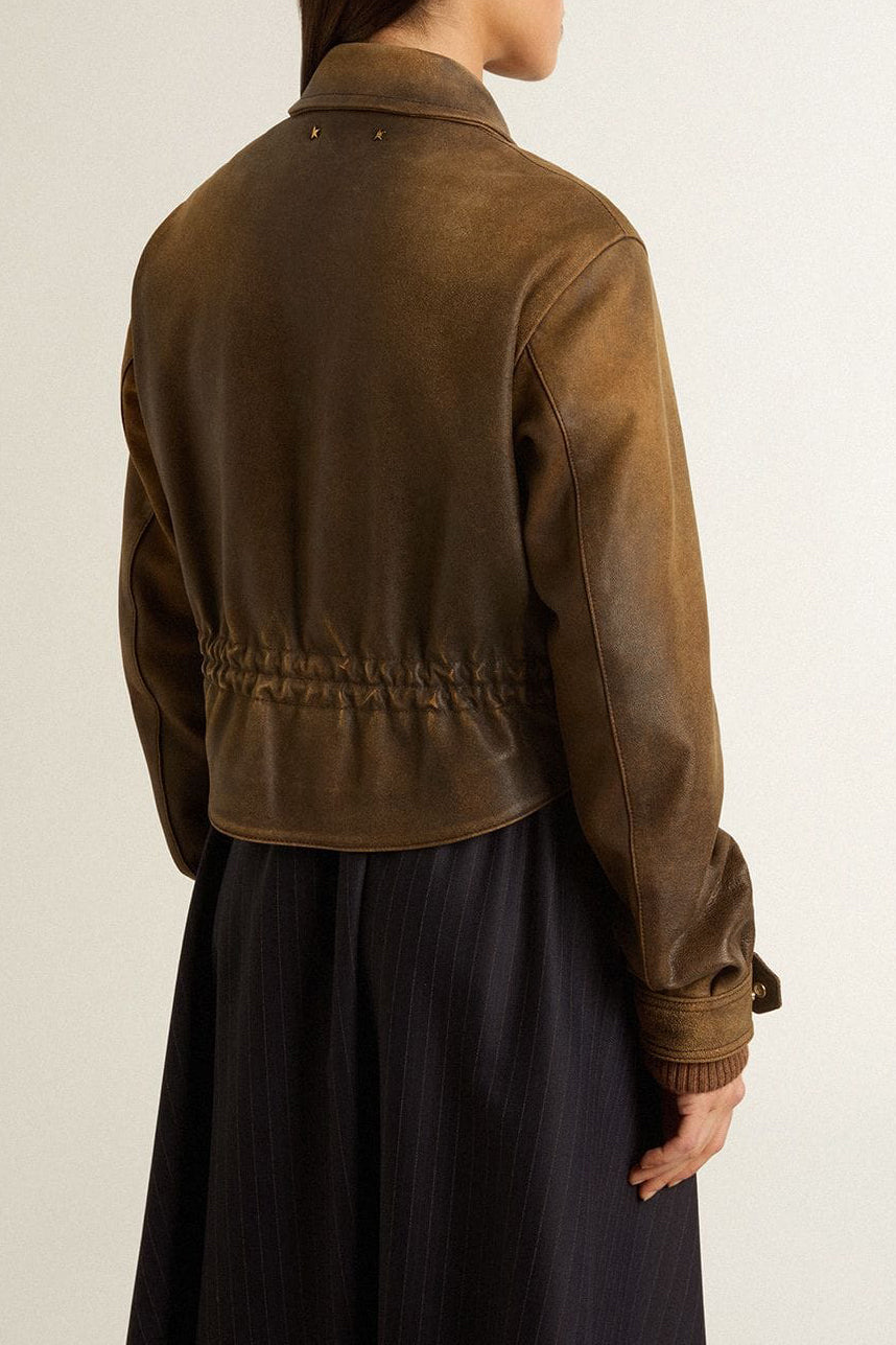 Lederjacke Journey Orlan in BrownGolden Goose - Anita Hass