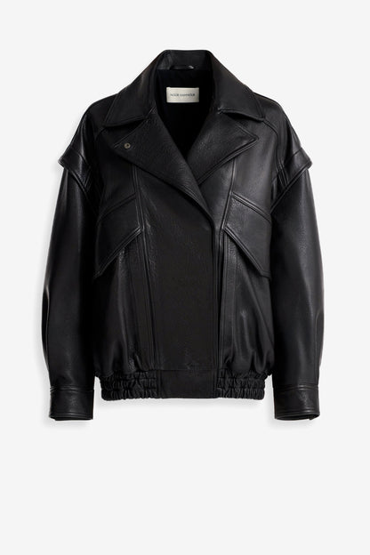 Leather jacket Micah in Black