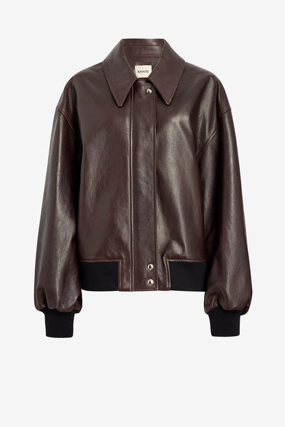 Lederjacke Shelman in Dark BrownKhaite - Anita Hass