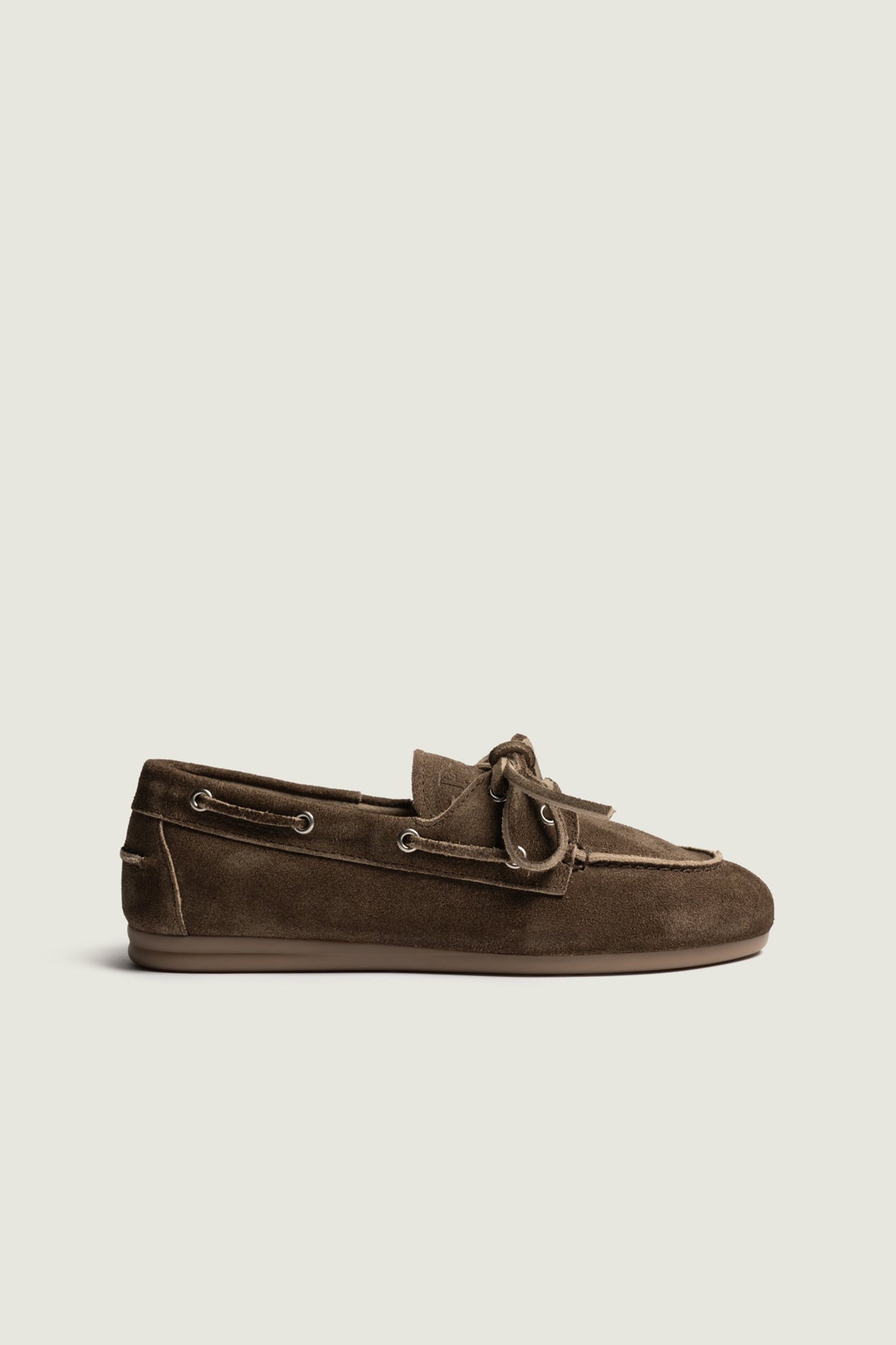 Loafer Boat Brushed in Dark BrownPosa - Anita Hass