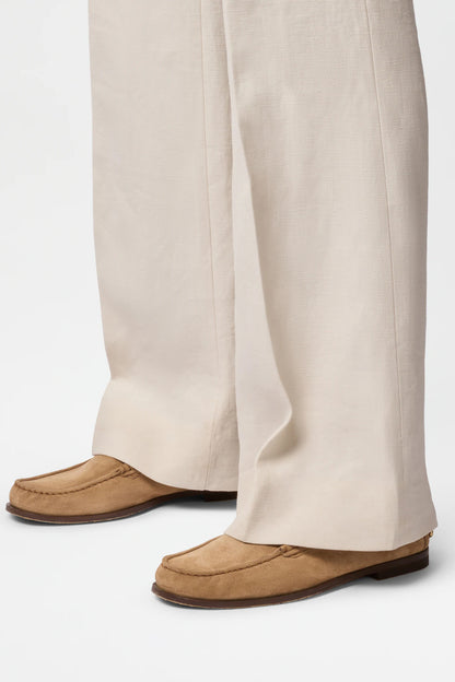 Loafer Golden Studs in Beige SuedeTod's - Anita Hass