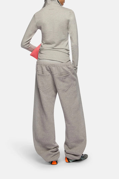 Longsleeve Asym in Light Grey MelangeThe Attico - Anita Hass