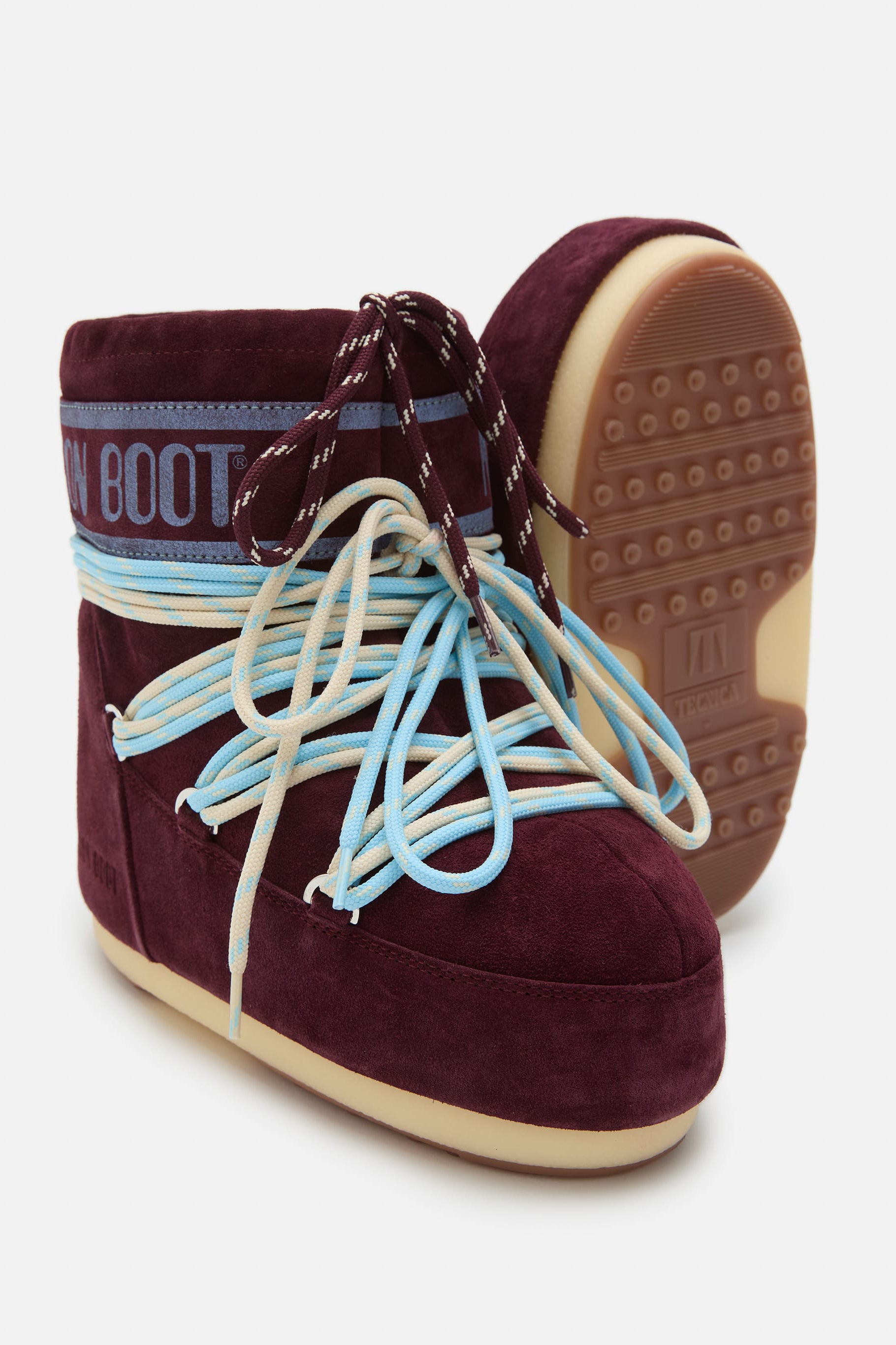Moon Boot Icon Low Suede in BurgundyMoon Boot - Anita Hass