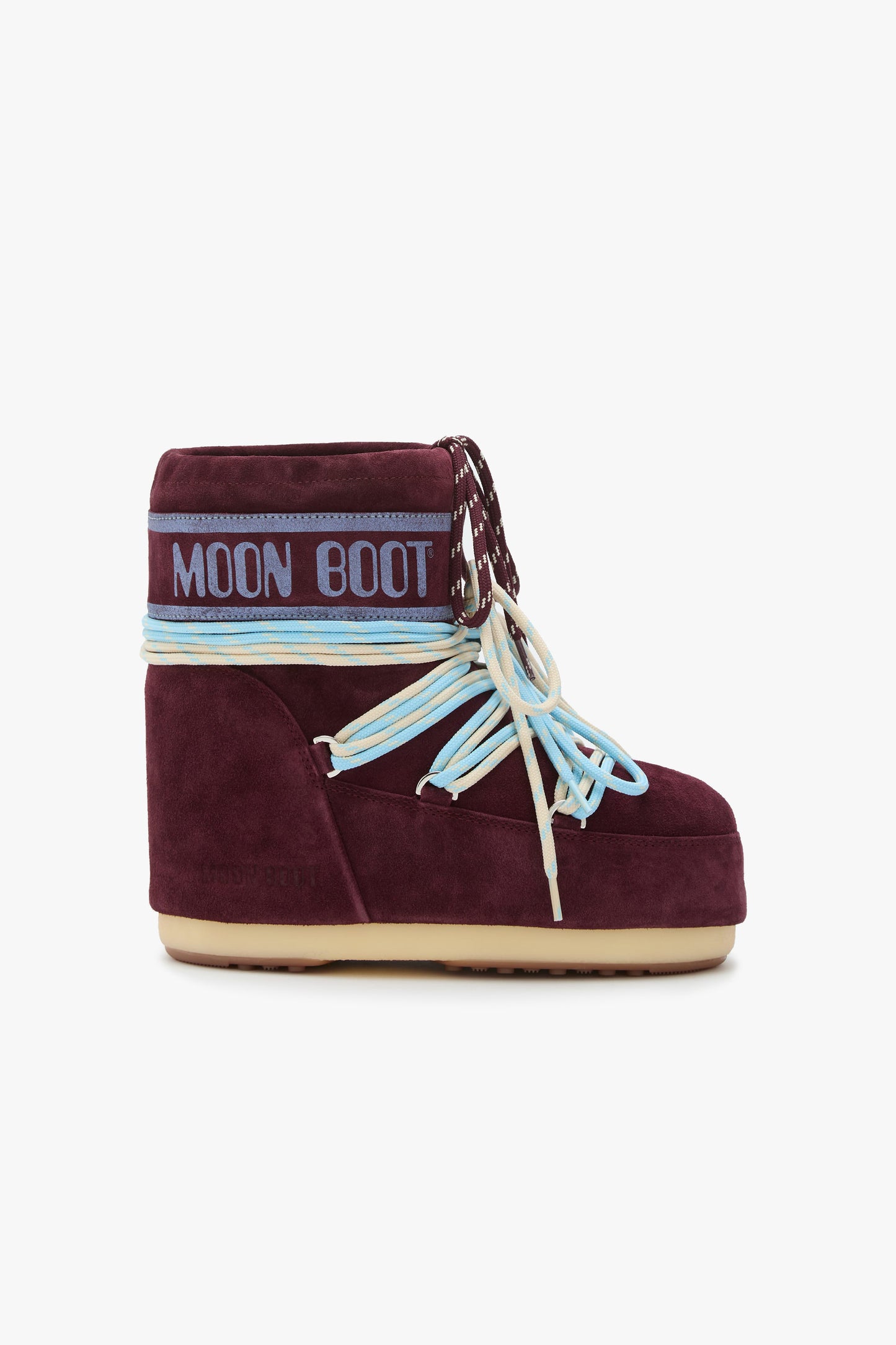 Moon Boot Icon Low Suede in BurgundyMoon Boot - Anita Hass