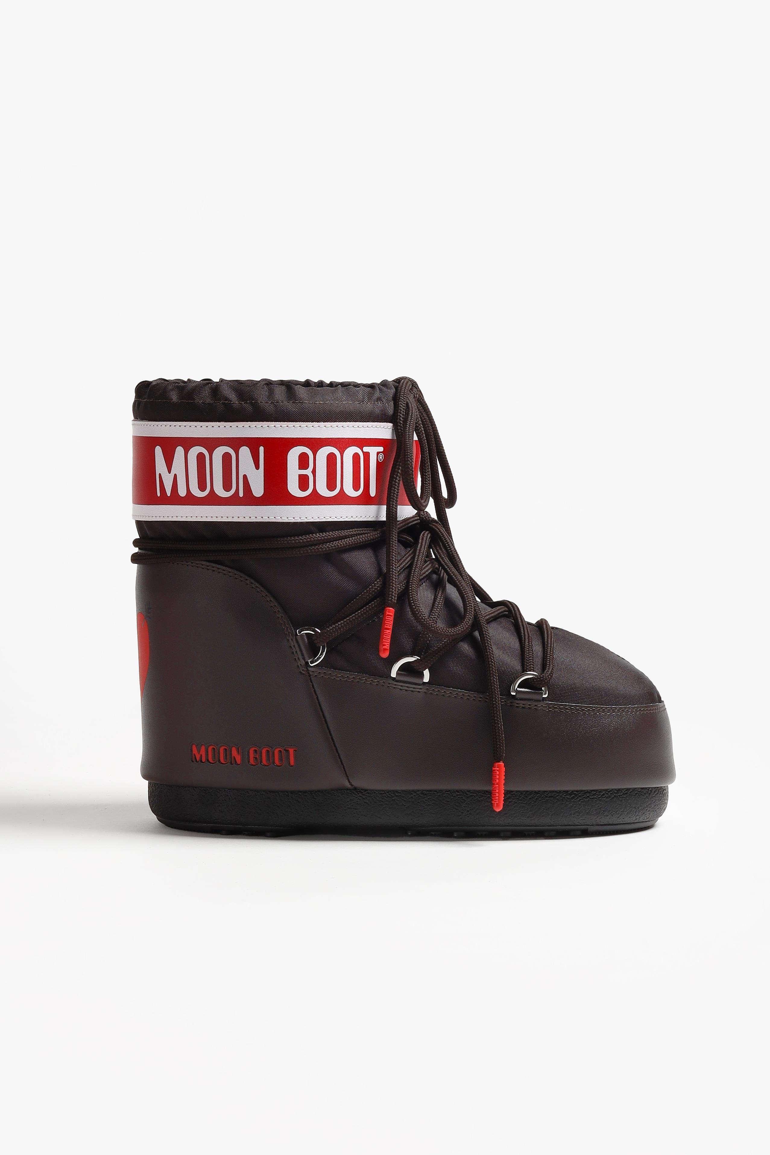 Moon Boot Icon Low 'Heart' in Coffee – anitahass.com