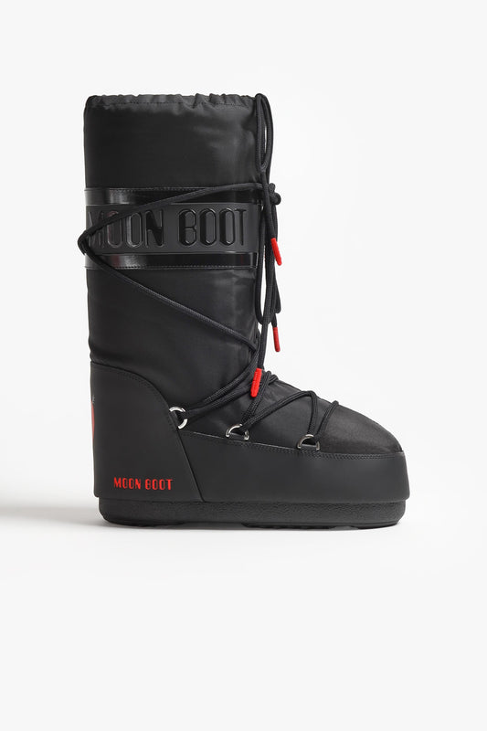 Moon Boot Icon 'Heart' in Schwarz