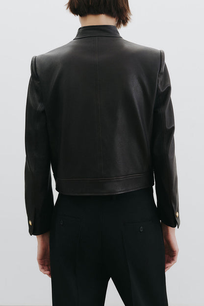 Lederjacke Hadley Cropped in SchwarzNili Lotan - Anita Hass