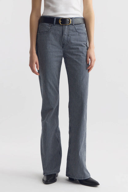 Celia jeans in Railroad Striped