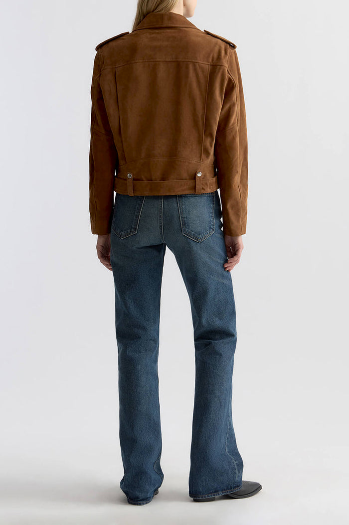 Evel leather jacket in Martora