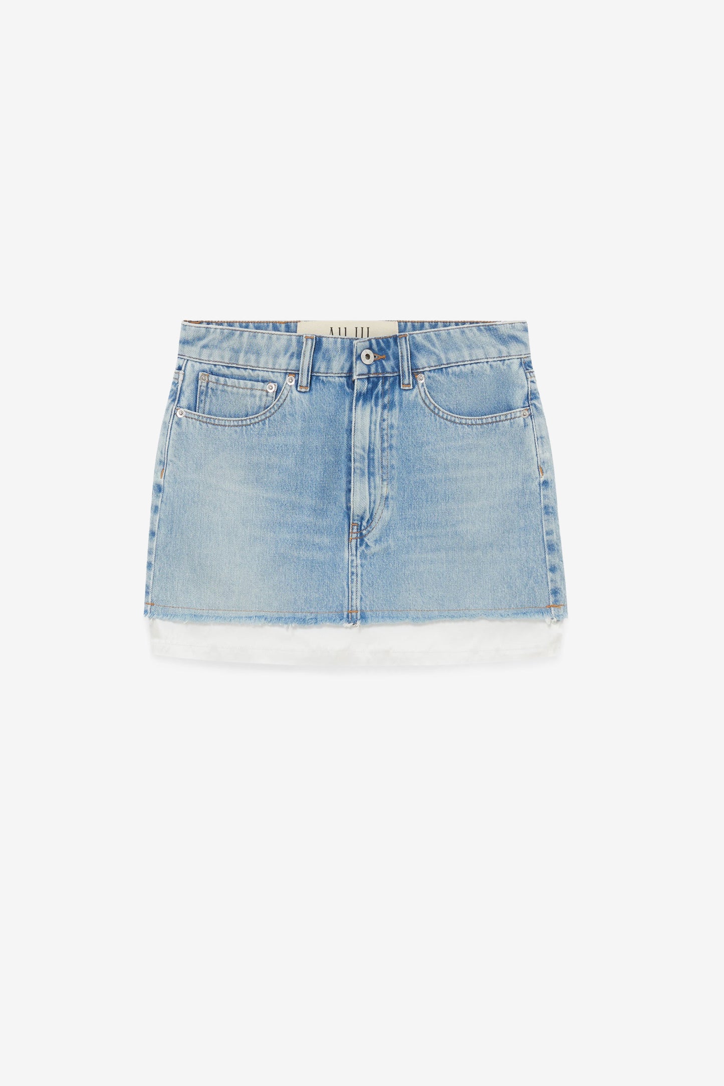 Nyra denim skirt in light wash