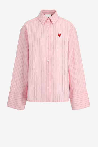 Bluse Linen Love in Rosa/BraunAnita Hass - Anita Hass