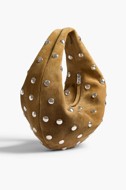 Tasche Olivia Studs Medium in Mud SuedeKhaite - Anita Hass