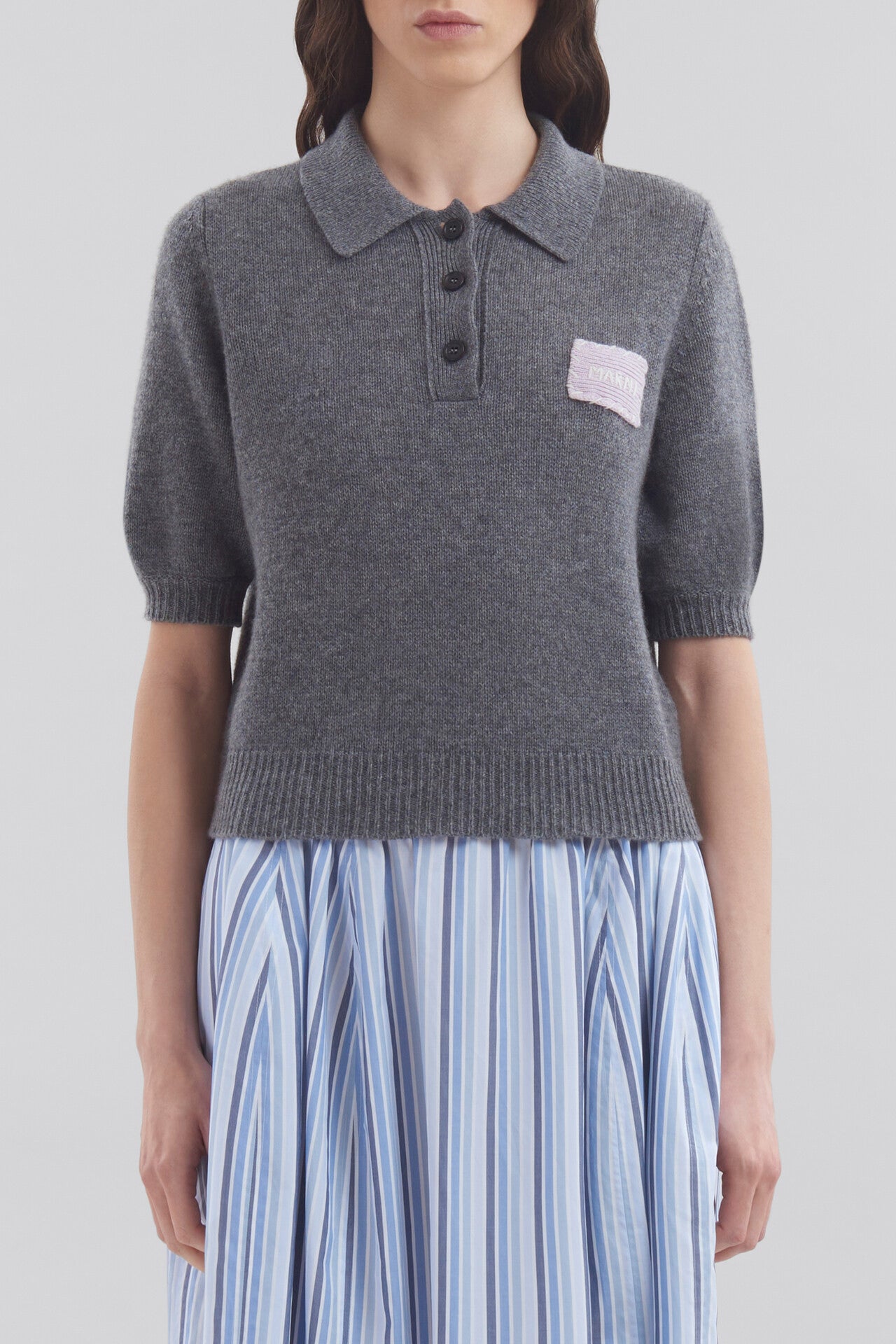 Pullover Polo in GraphiteMarni - Anita Hass