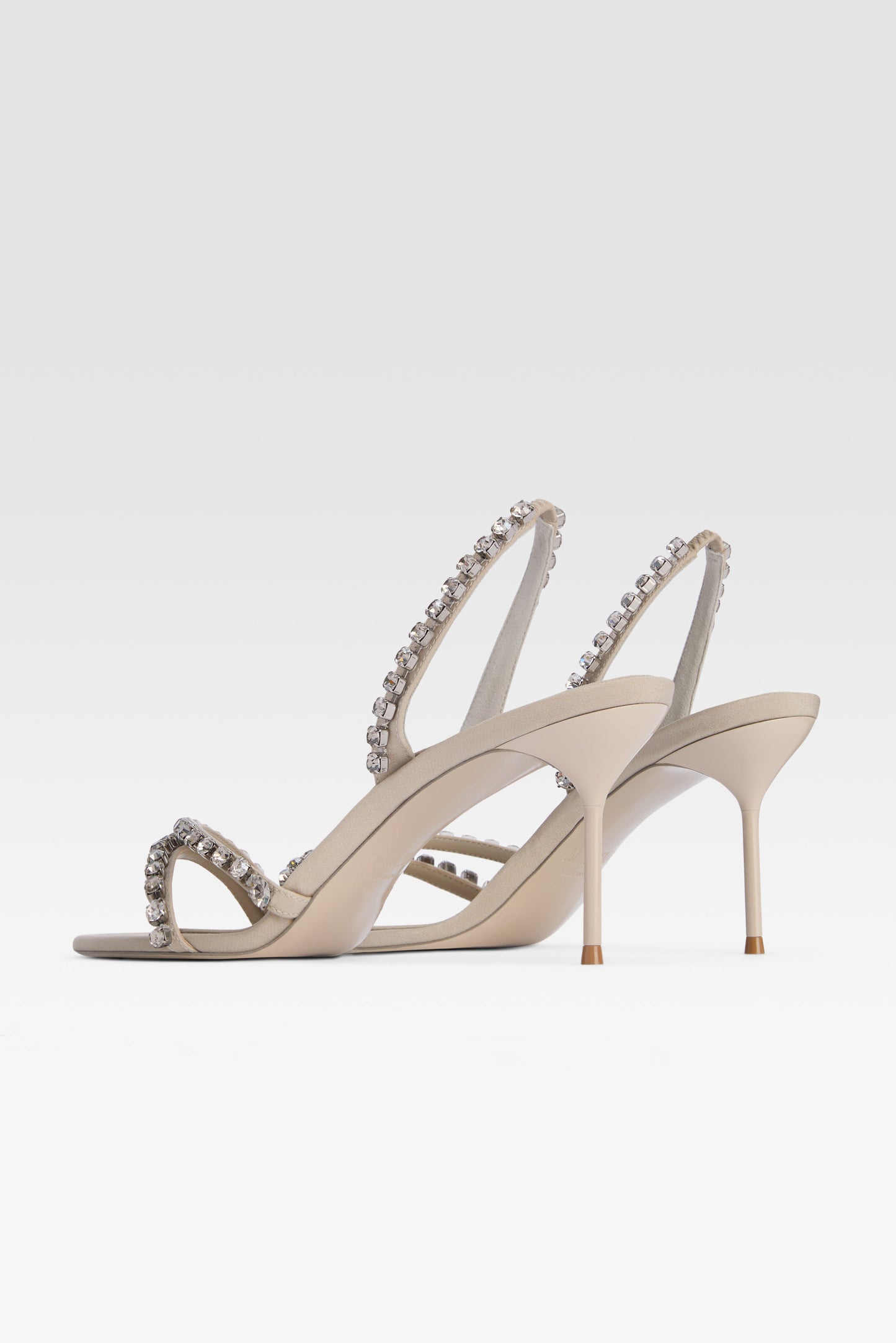 Lidia 70 sandaal in Ebano Grey/Diamond