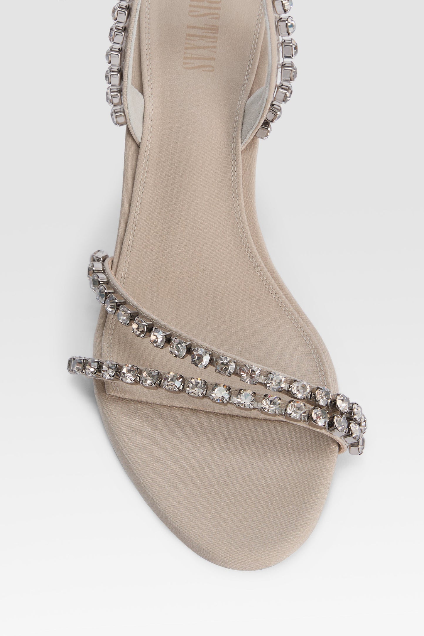 Lidia 70 sandaal in Ebano Grey/Diamond