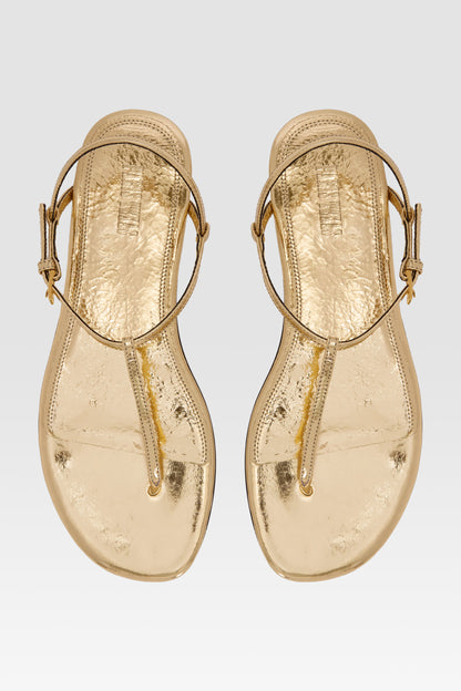 Montecarlo sandal in gold
