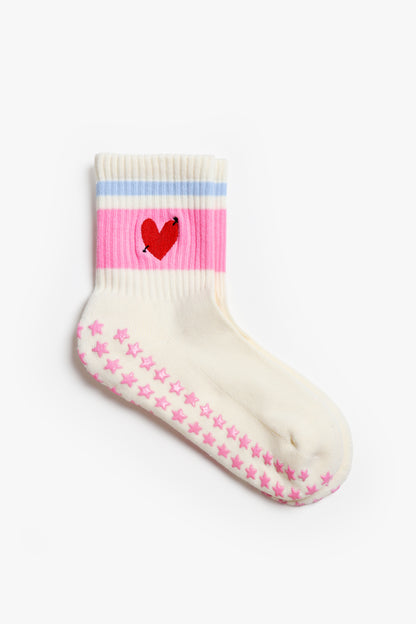 Pilates Socken Glow in Ivory/PinkAnita Hass - Anita Hass