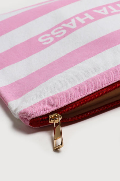 Pouch 'Heart' in Bonbon/Weiß Anita Hass