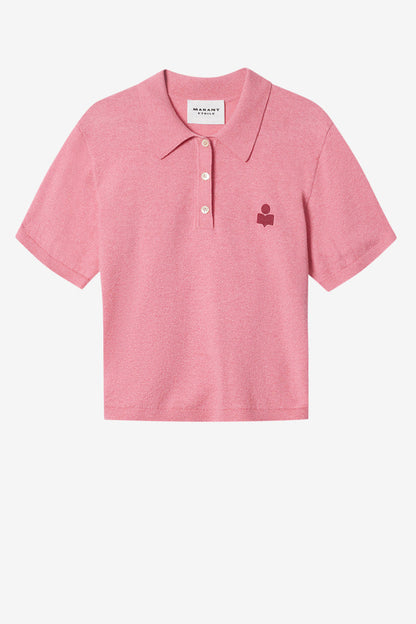 Poloshirt Althea in BubblegumMarant Etoile - Anita Hass