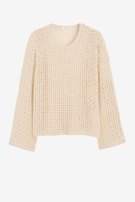 Pullover Amil Pearls in Oyster Grayby Malene Birger - Anita Hass