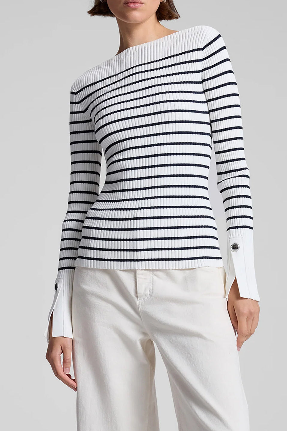 Pullover Anya in Off-White/Dark SapphireA.L.C. - Anita Hass