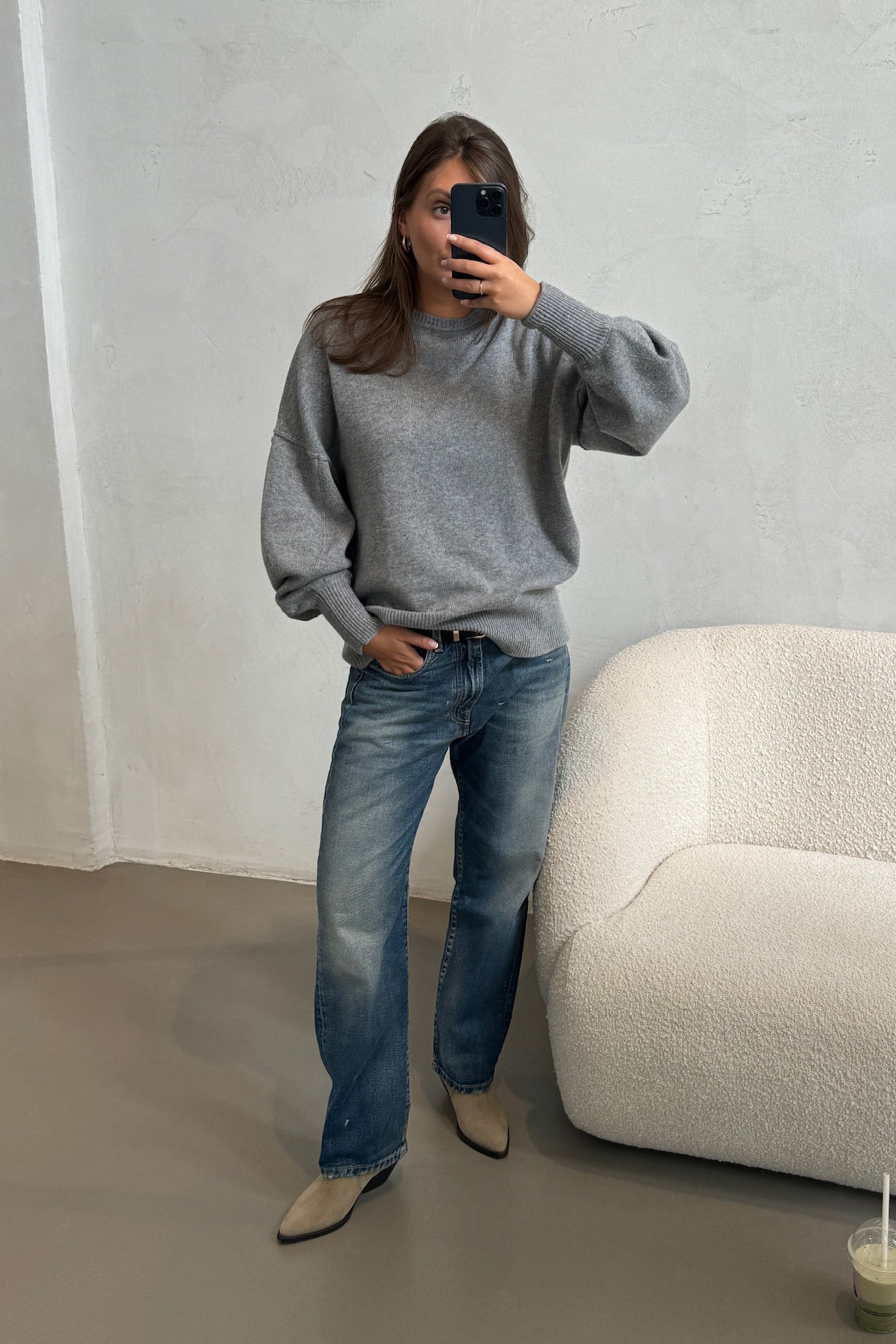 Pullover Cynthia in Derby GreyVan Kukil - Anita Hass