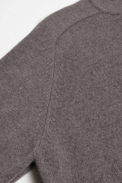 Pullover Frankie in Dark Brown MelangeLadneri Men - Anita Hass