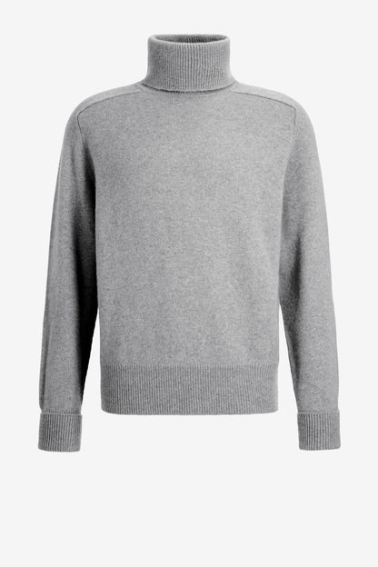 Pullover Frankie in Mid Grey MelangeLadneri Men - Anita Hass