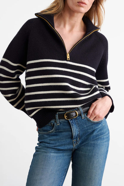 Pullover Ganze in Dark Navy/IvoryNili Lotan - Anita Hass