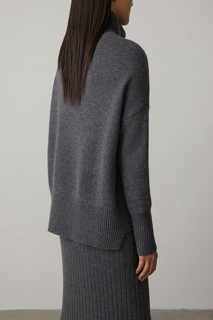 Heidi sweater in graphite