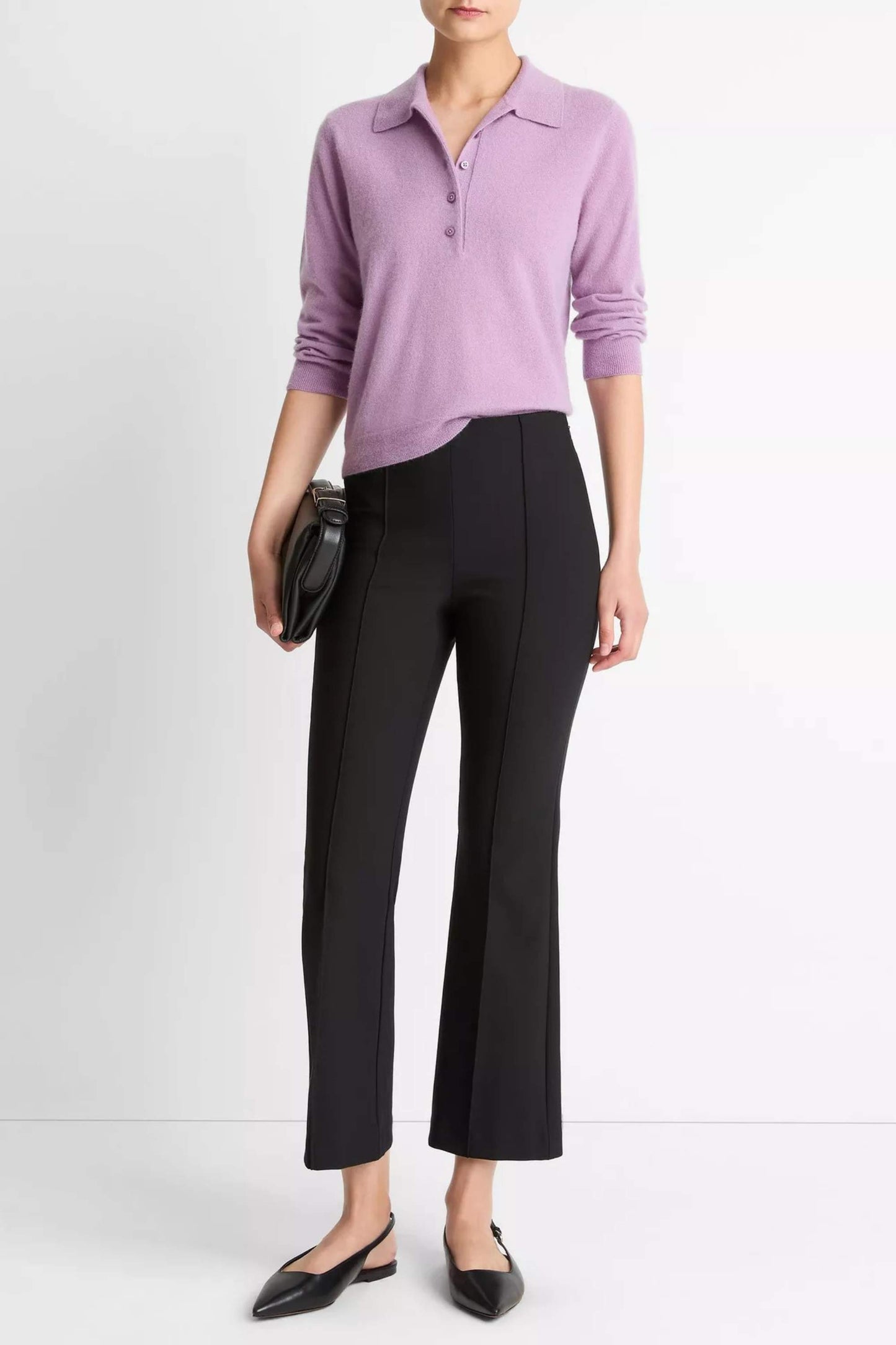 Pullover Polo in MulberryVince - Anita Hass