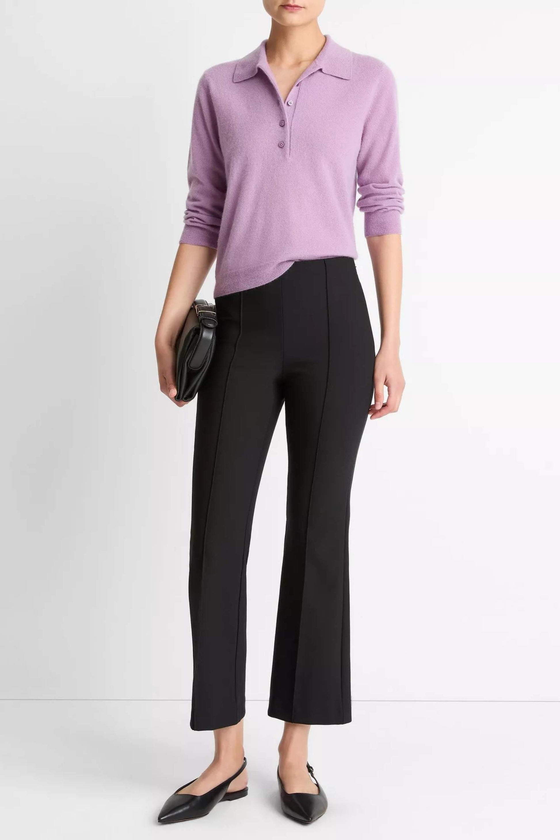 Pullover Polo in MulberryVince - Anita Hass