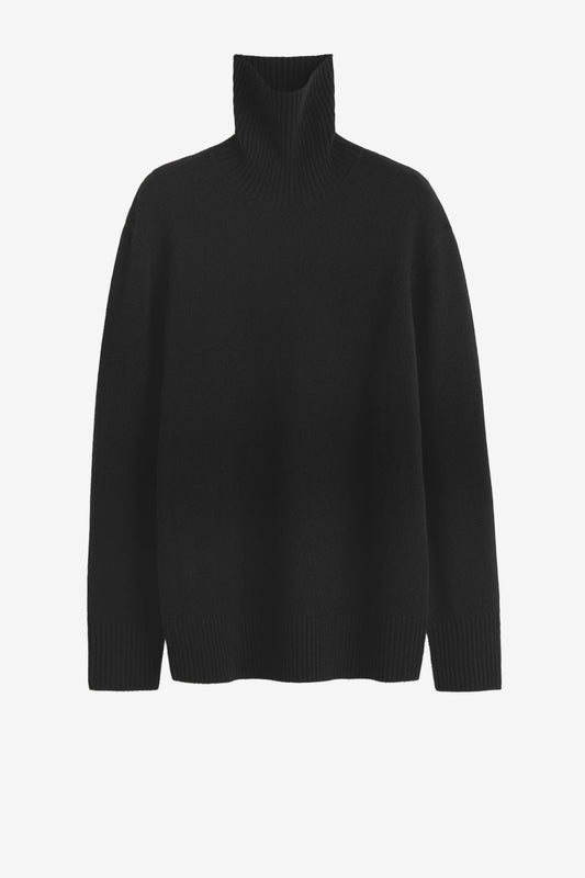 Pullover Turtleneck Tube in SchwarzToteme - Anita Hass